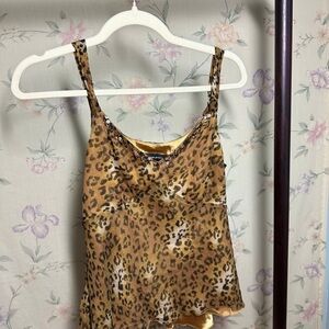 Leopard Print Y2K Tank